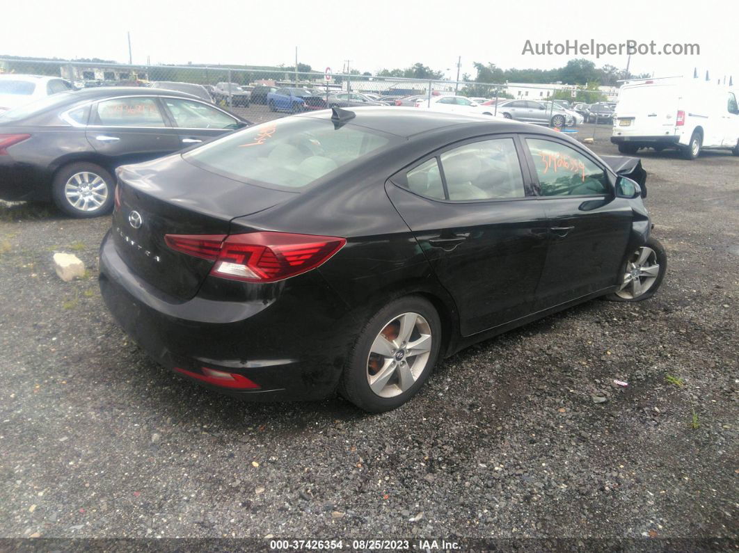 2019 Hyundai Elantra Sel Black vin: KMHD84LF4KU746654