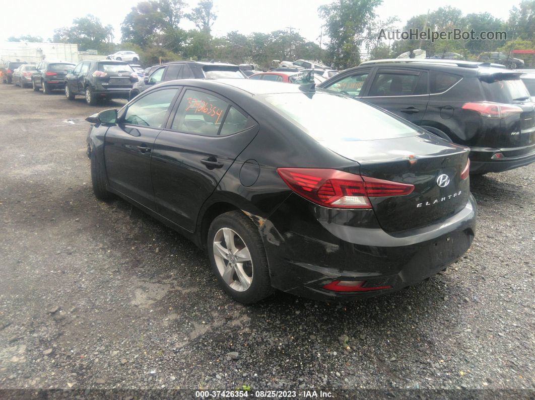 2019 Hyundai Elantra Sel Black vin: KMHD84LF4KU746654