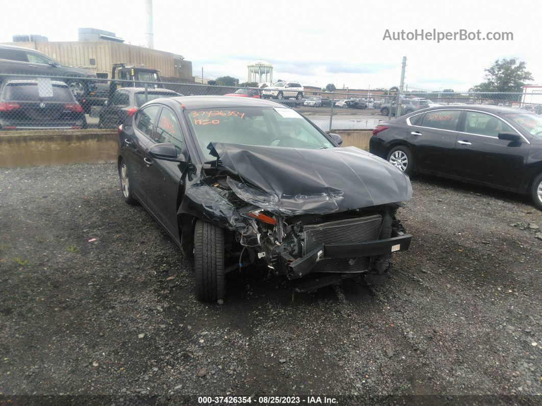 2019 Hyundai Elantra Sel Black vin: KMHD84LF4KU746654