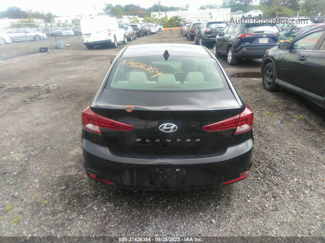 2019 Hyundai Elantra Sel Black vin: KMHD84LF4KU746654