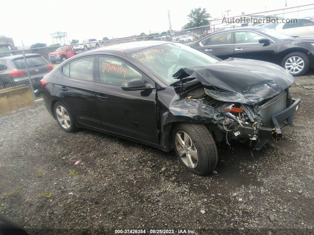 2019 Hyundai Elantra Sel Black vin: KMHD84LF4KU746654