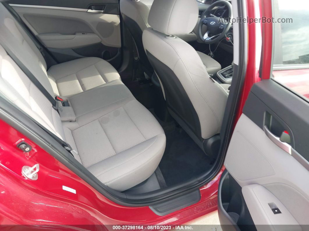 2019 Hyundai Elantra Sel Красный vin: KMHD84LF4KU797782