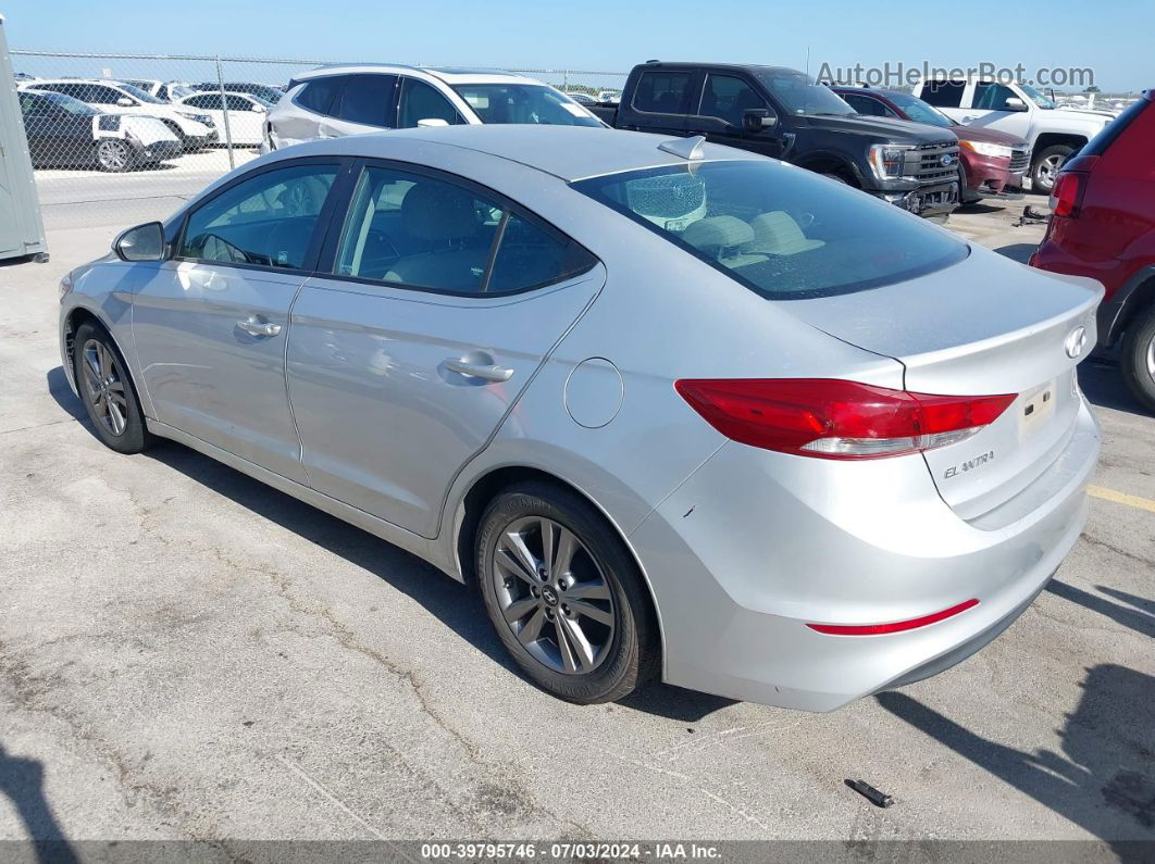 2017 Hyundai Elantra Se Silver vin: KMHD84LF5HU067503