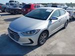 2017 Hyundai Elantra Se Серебряный vin: KMHD84LF5HU067503