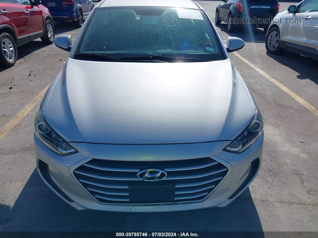 2017 Hyundai Elantra Se Silver vin: KMHD84LF5HU067503