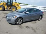 2017 Hyundai Elantra Se Gray vin: KMHD84LF5HU152308