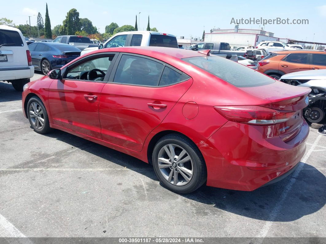 2017 Hyundai Elantra Se Red vin: KMHD84LF5HU192257