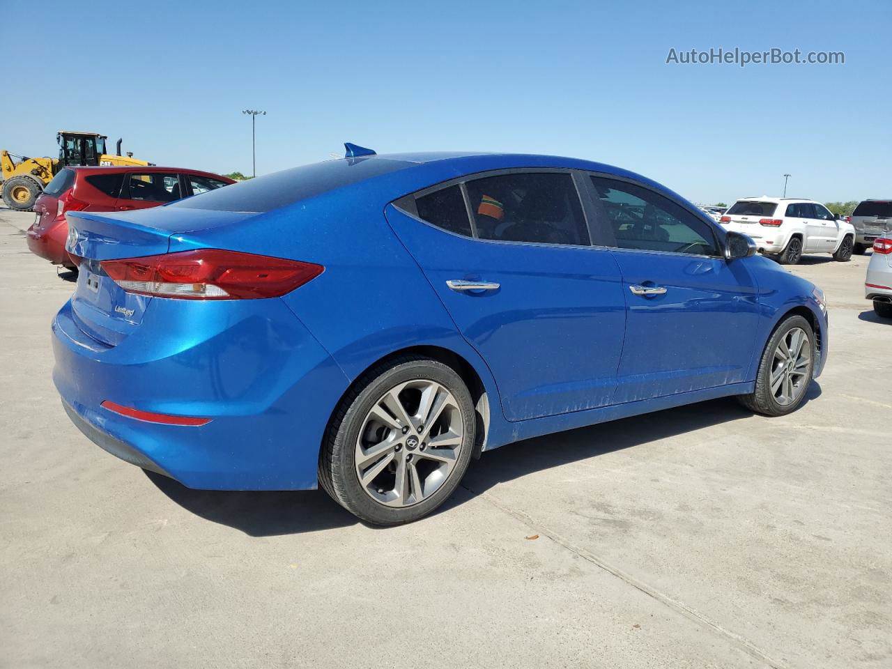 2017 Hyundai Elantra Se Blue vin: KMHD84LF5HU197863