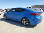 2017 Hyundai Elantra Se Blue vin: KMHD84LF5HU197863