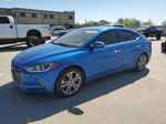 2017 Hyundai Elantra Se Blue vin: KMHD84LF5HU197863