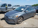 2017 Hyundai Elantra Limited Серый vin: KMHD84LF5HU354193