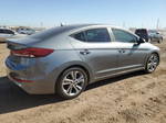 2018 Hyundai Elantra Sel Gray vin: KMHD84LF5JU448628