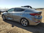 2018 Hyundai Elantra Sel Gray vin: KMHD84LF5JU448628