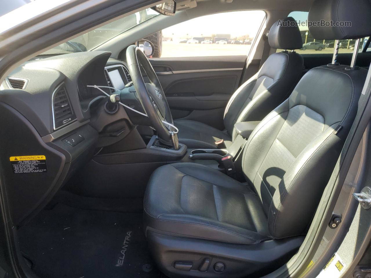 2018 Hyundai Elantra Sel Gray vin: KMHD84LF5JU448628