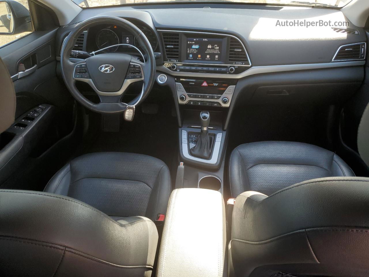2018 Hyundai Elantra Sel Gray vin: KMHD84LF5JU448628