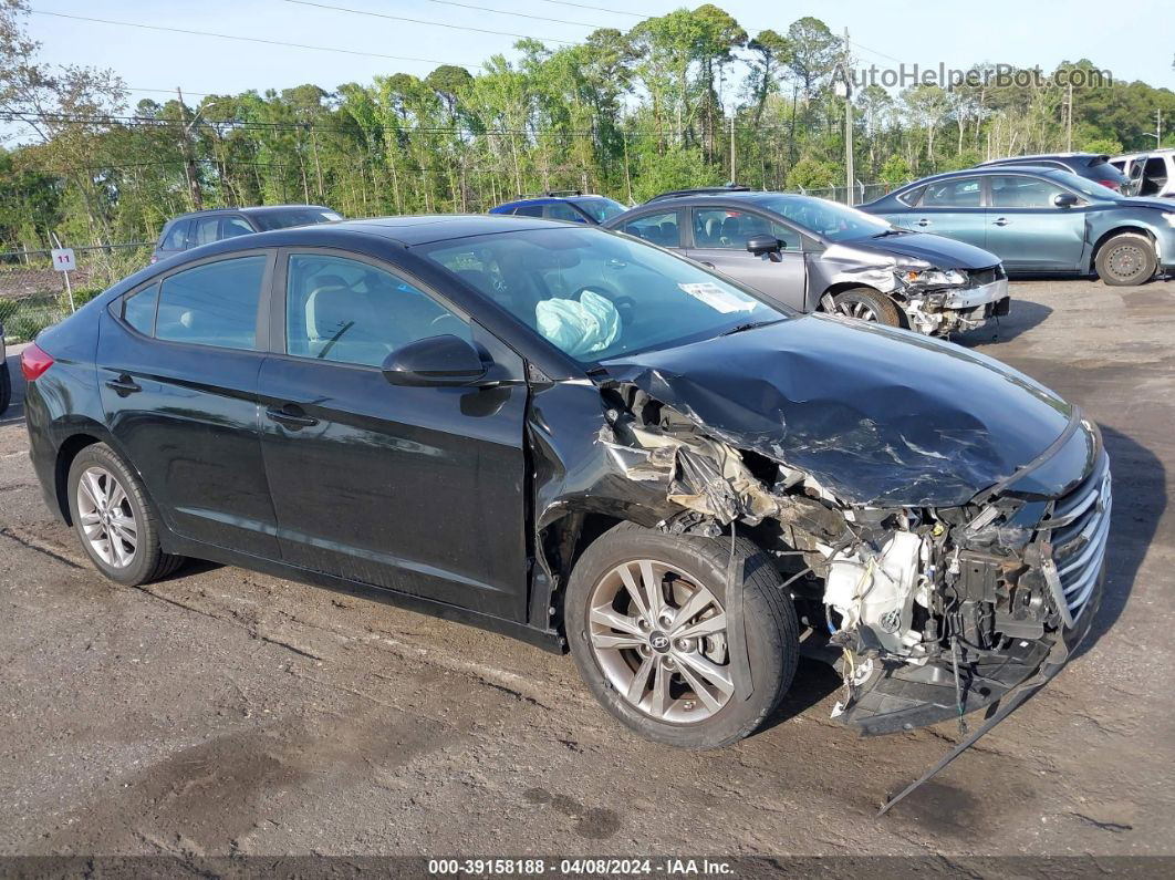 2018 Hyundai Elantra Value Edition Black vin: KMHD84LF5JU501988