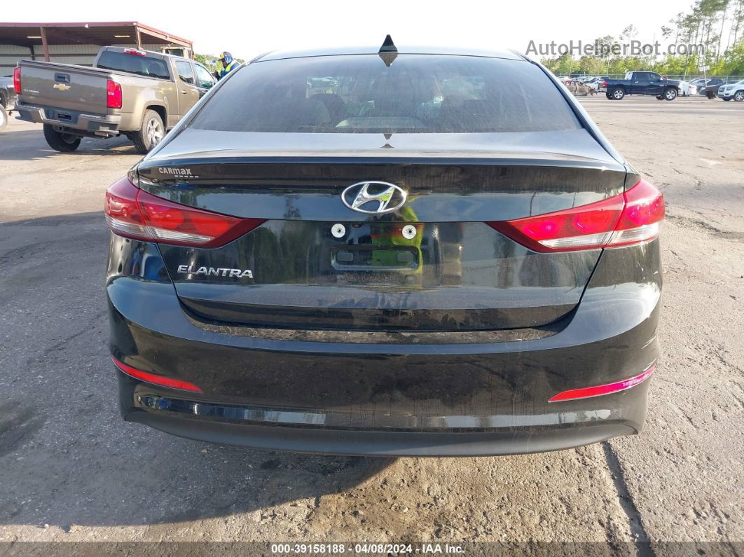 2018 Hyundai Elantra Value Edition Black vin: KMHD84LF5JU501988