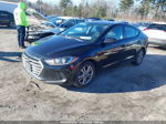 2018 Hyundai Elantra Sel Black vin: KMHD84LF5JU557008