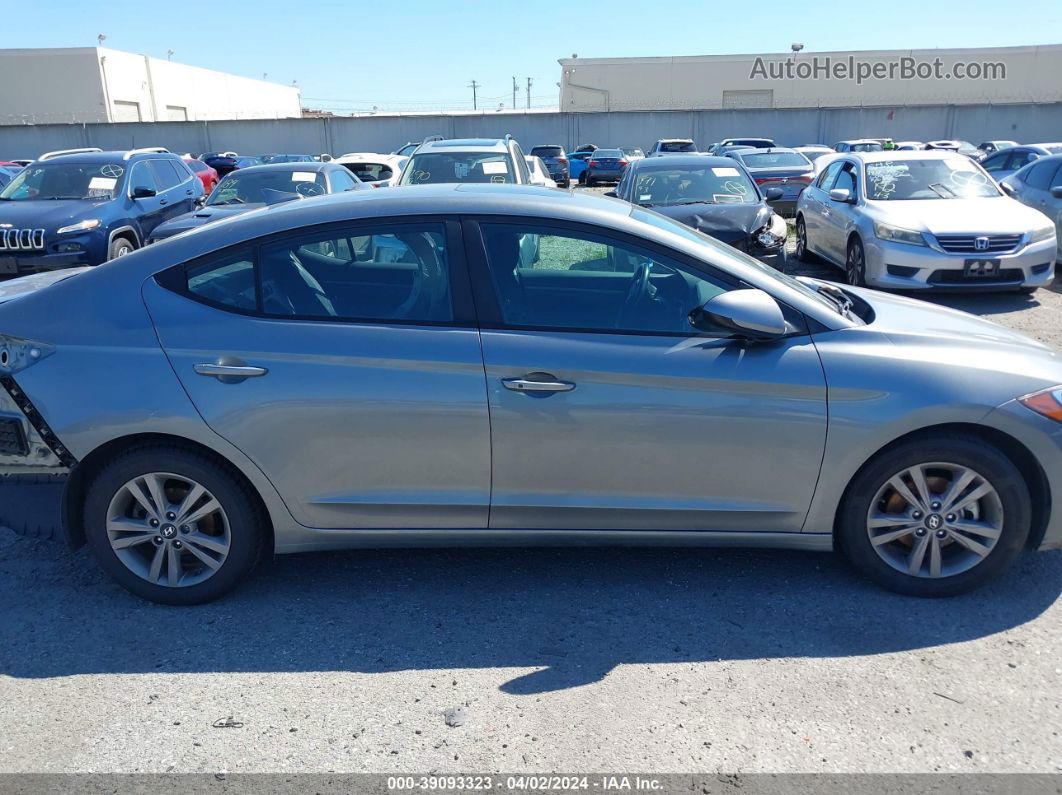 2018 Hyundai Elantra Value Edition Gray vin: KMHD84LF5JU627705