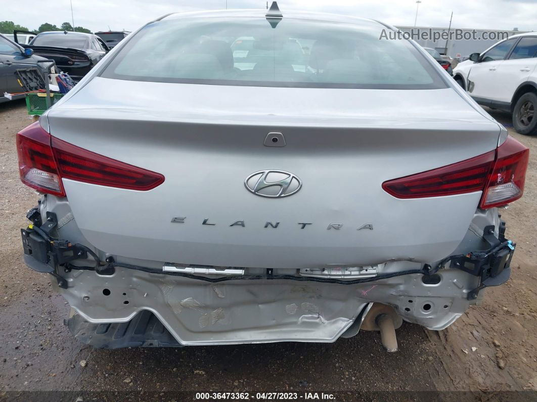 2019 Hyundai Elantra Sel Серебряный vin: KMHD84LF5KU746291