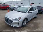 2019 Hyundai Elantra Sel Silver vin: KMHD84LF5KU746291