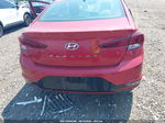 2019 Hyundai Elantra Sel Красный vin: KMHD84LF5KU792977