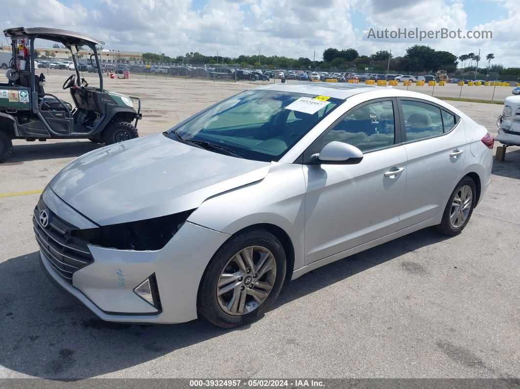 2019 Hyundai Elantra Value Edition Silver vin: KMHD84LF5KU806781