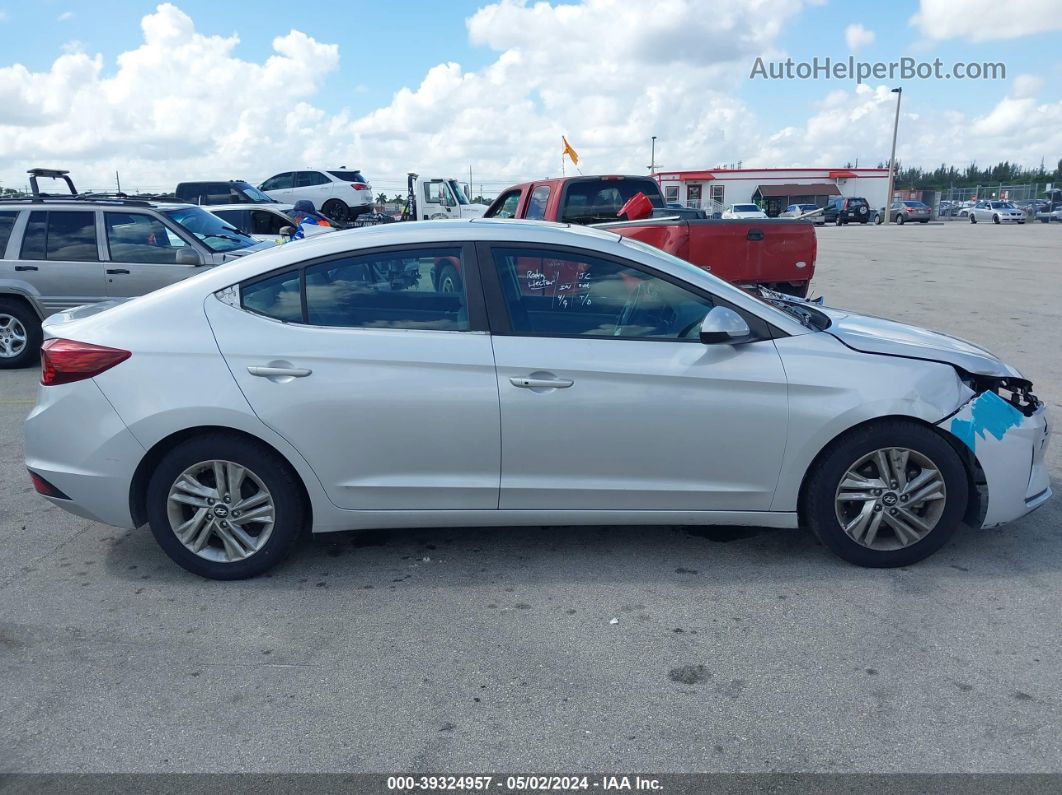 2019 Hyundai Elantra Value Edition Silver vin: KMHD84LF5KU806781