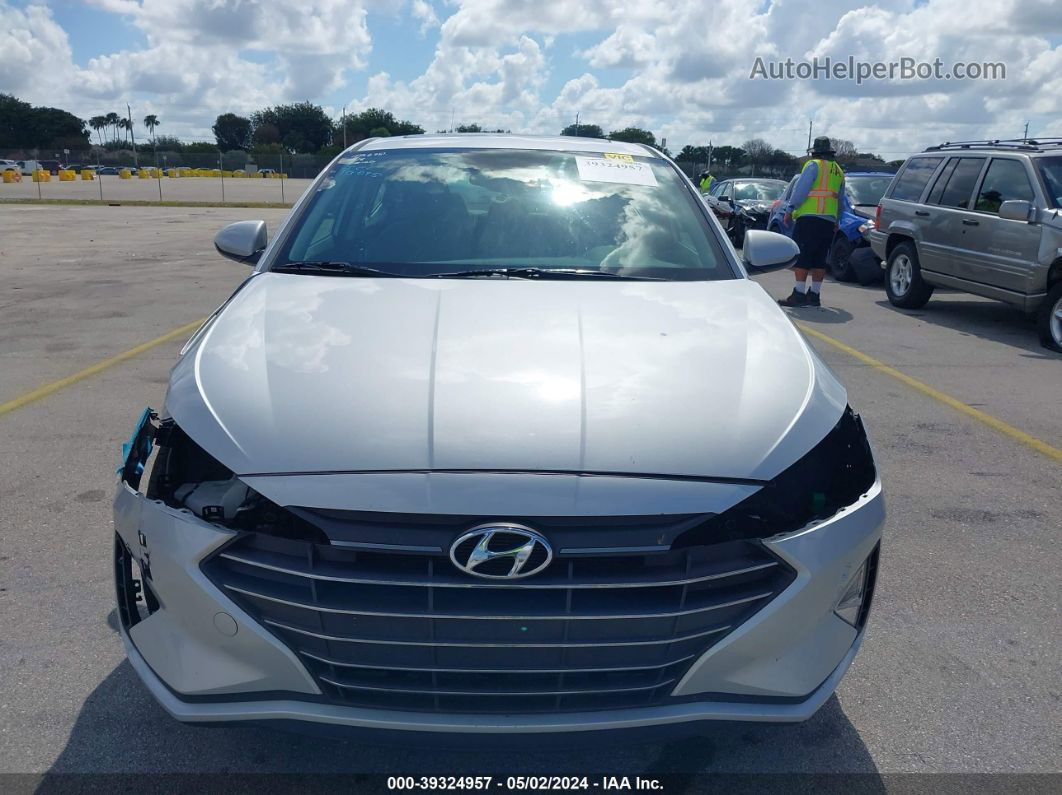 2019 Hyundai Elantra Value Edition Silver vin: KMHD84LF5KU806781