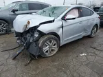 2019 Hyundai Elantra Sel Silver vin: KMHD84LF5KU838632