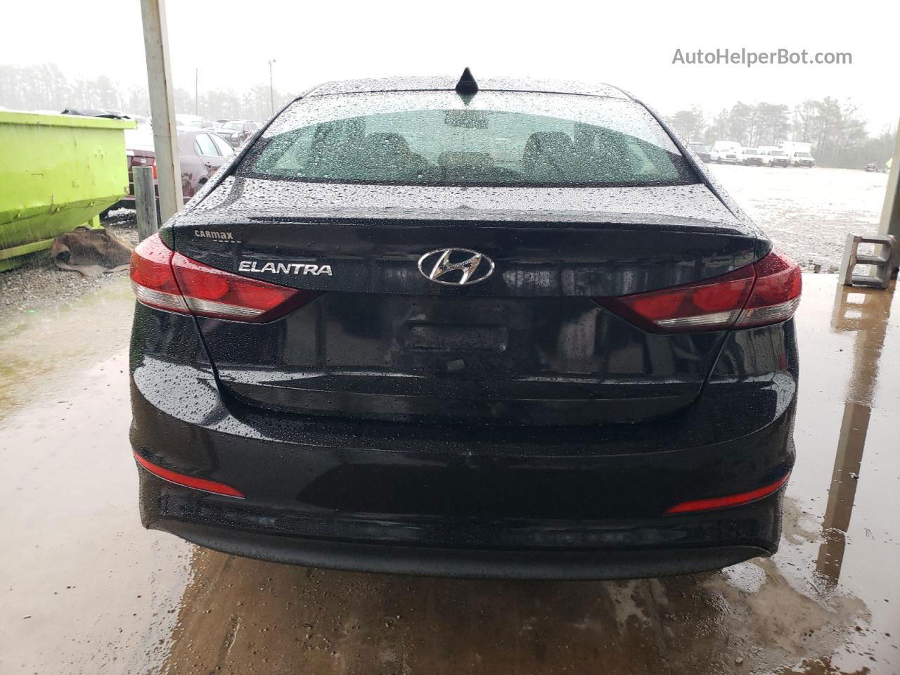 2017 Hyundai Elantra Se Black vin: KMHD84LF6HU176357