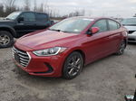 2017 Hyundai Elantra Se Red vin: KMHD84LF6HU195362