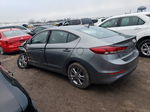 2017 Hyundai Elantra Se Gray vin: KMHD84LF6HU207333