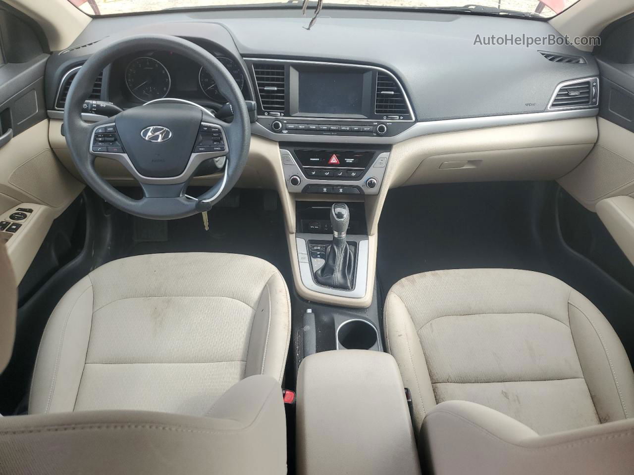 2017 Hyundai Elantra Se Красный vin: KMHD84LF6HU210524