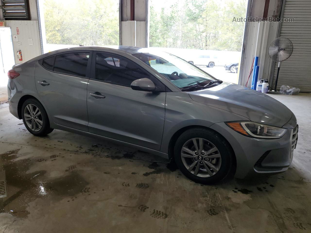 2017 Hyundai Elantra Se Серый vin: KMHD84LF6HU211091