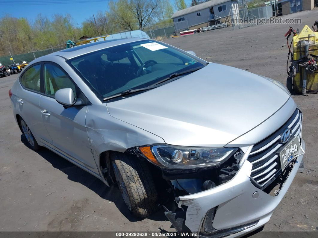 2017 Hyundai Elantra Value Edition Silver vin: KMHD84LF6HU237271