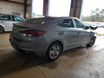 2019 Hyundai Elantra Sel Gray vin: KMHD84LF6KU745327