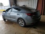 2019 Hyundai Elantra Sel Gray vin: KMHD84LF6KU745327