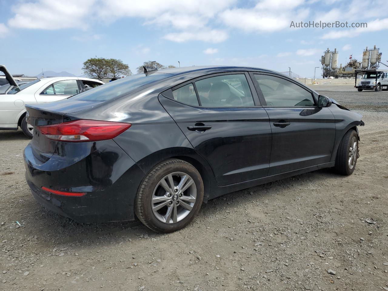 2017 Hyundai Elantra Se Black vin: KMHD84LF7HU073299