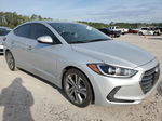 2017 Hyundai Elantra Se Silver vin: KMHD84LF7HU173502