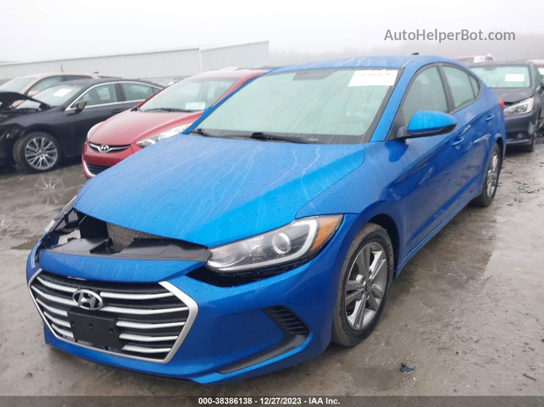 2017 Hyundai Elantra Se Blue vin: KMHD84LF7HU401756