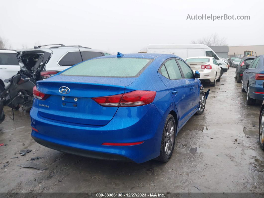 2017 Hyundai Elantra Se Blue vin: KMHD84LF7HU401756