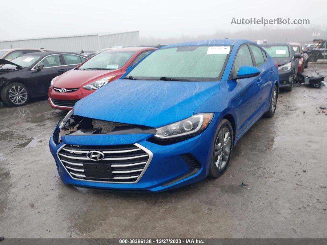 2017 Hyundai Elantra Se Blue vin: KMHD84LF7HU401756