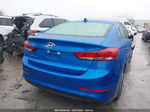 2017 Hyundai Elantra Se Blue vin: KMHD84LF7HU401756