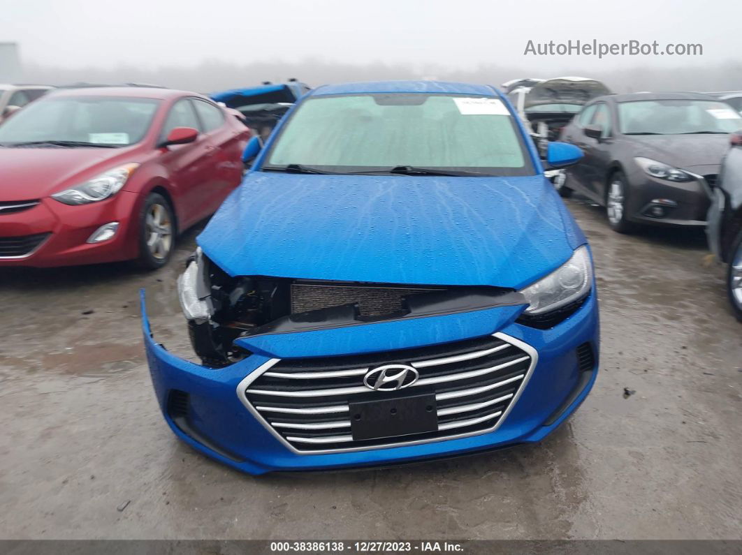 2017 Hyundai Elantra Se Blue vin: KMHD84LF7HU401756