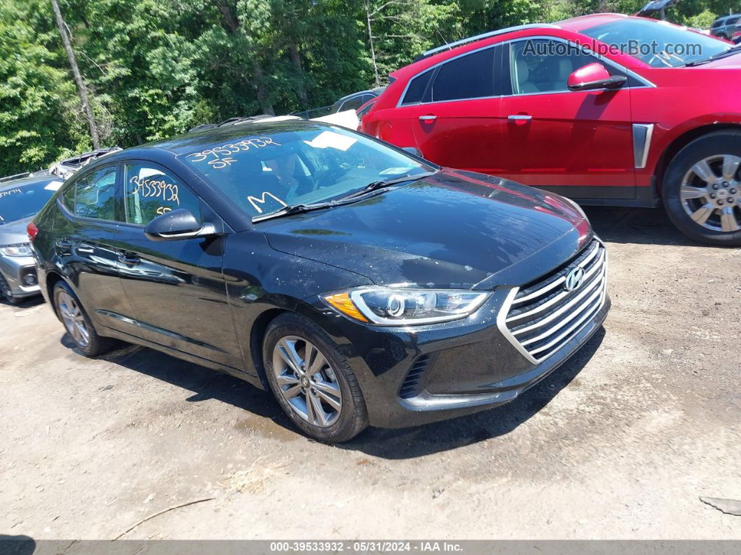 2018 Hyundai Elantra Sel Black vin: KMHD84LF7JU562906