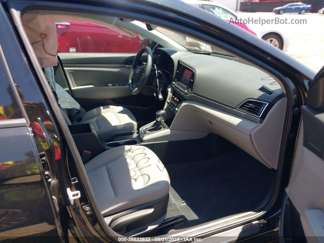 2018 Hyundai Elantra Sel Black vin: KMHD84LF7JU562906