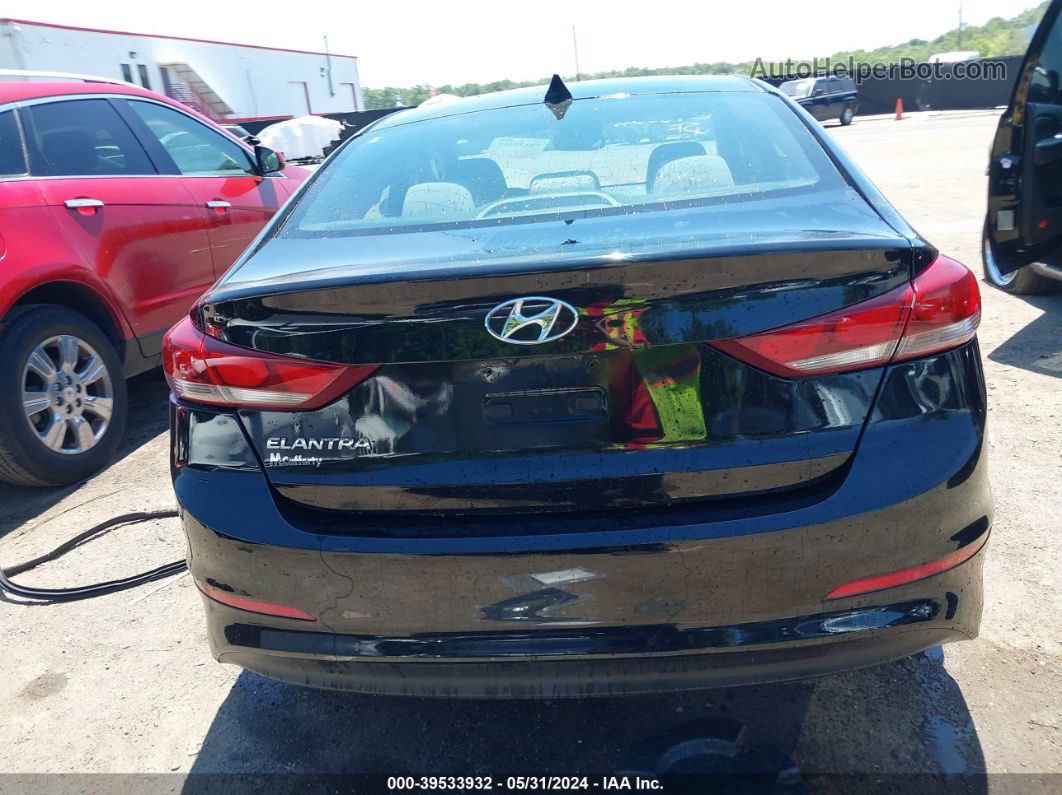 2018 Hyundai Elantra Sel Black vin: KMHD84LF7JU562906