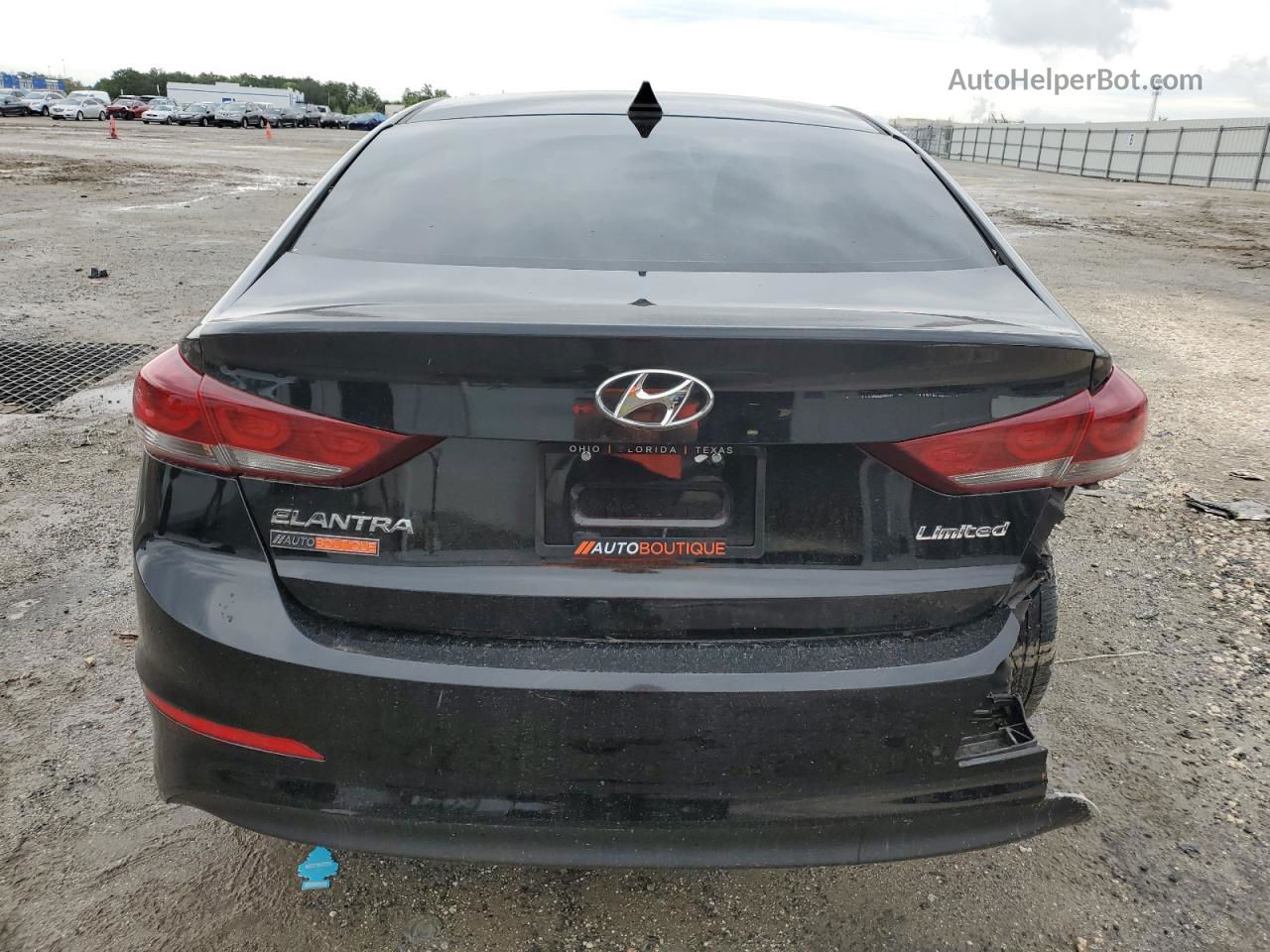 2018 Hyundai Elantra Sel Black vin: KMHD84LF7JU702887