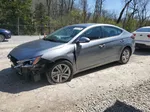 2019 Hyundai Elantra Sel Gray vin: KMHD84LF7KU781737